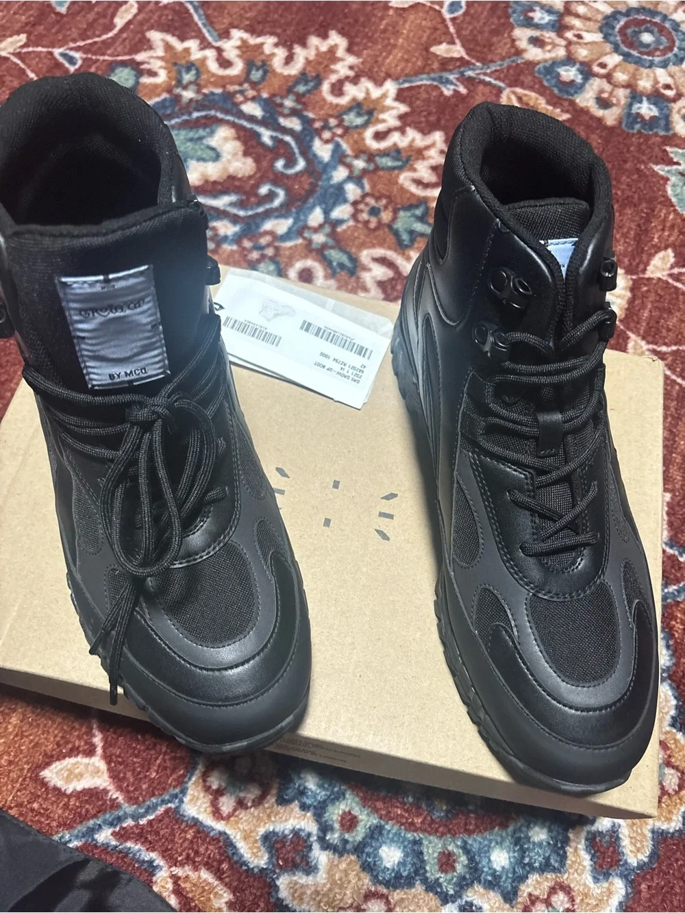 MCQ by Alexander Mac Queen Men’s Black   GR9 Grow up boots size euro 42